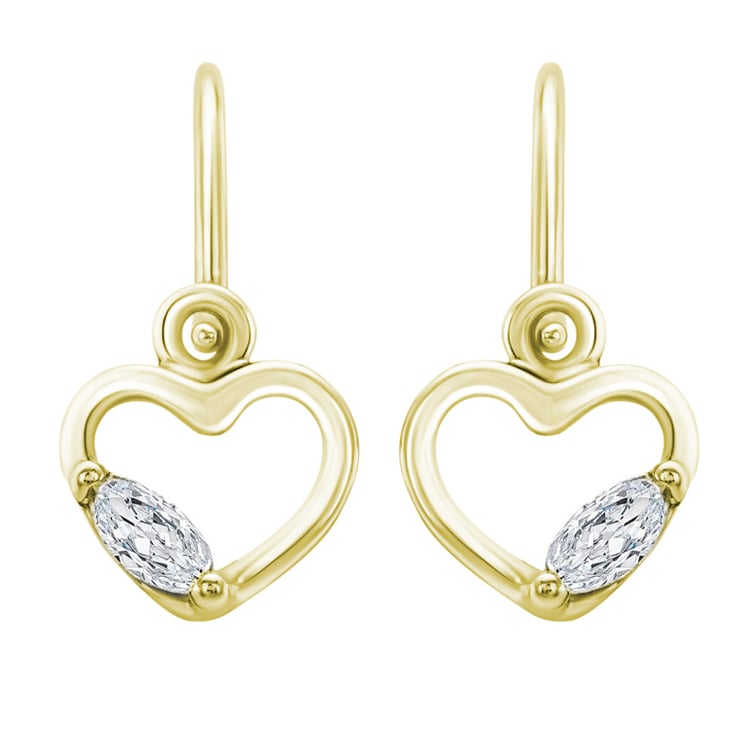 Dětské náušnice ze zlata