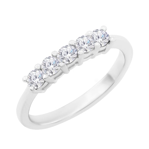 Elegantní prsten osazený lab-grown diamanty Aisha