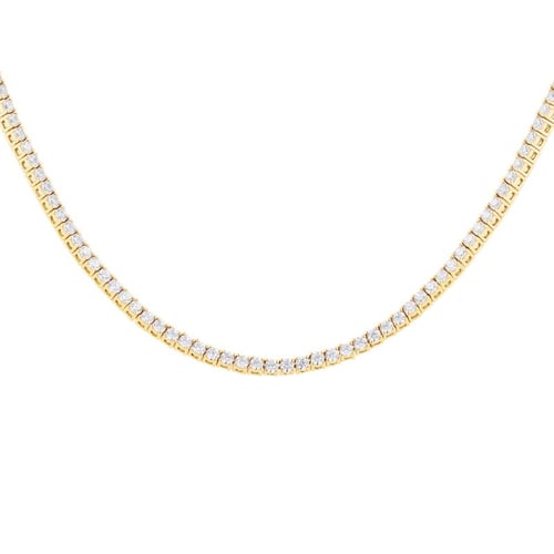 Zlatý tenisový náhrdelník s diamanty Hingis