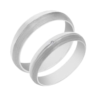 Platinové snubní prsteny Ally