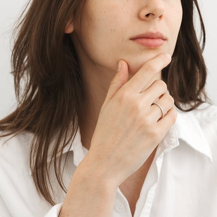 Zlatý eternity prsten s 1.25mm diamanty Adva