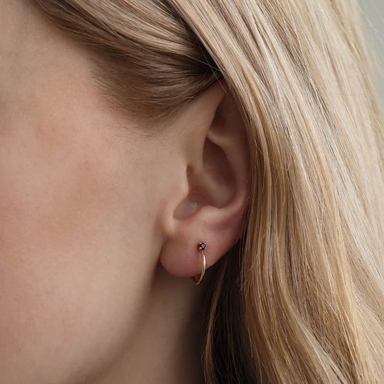 Zlaté kruhové náušnice 93905