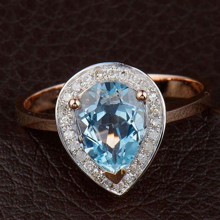 Topazový prsten 18504