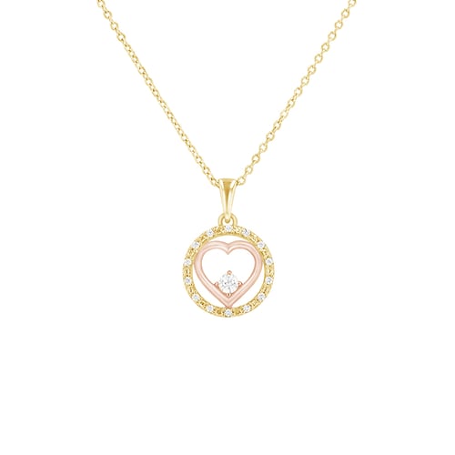 Romantický přívěsek s diamanty Karoline