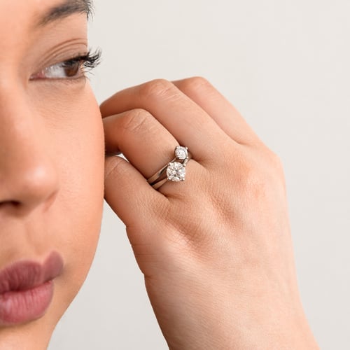 Set prstenů s možností výběru diamantu Toskani
