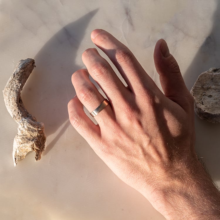 Snubní prsteny z kombinovaného zlata Talin 97121