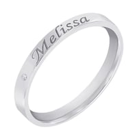 Zlatý prsten s diamantem a gravírem dle vaší volby Lexis