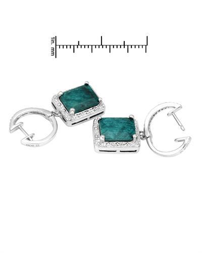  Diamantové náušnice se smaragdy 1606
