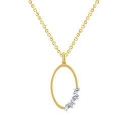 Zlatý přívěsek s lab-grown diamantem Rosie