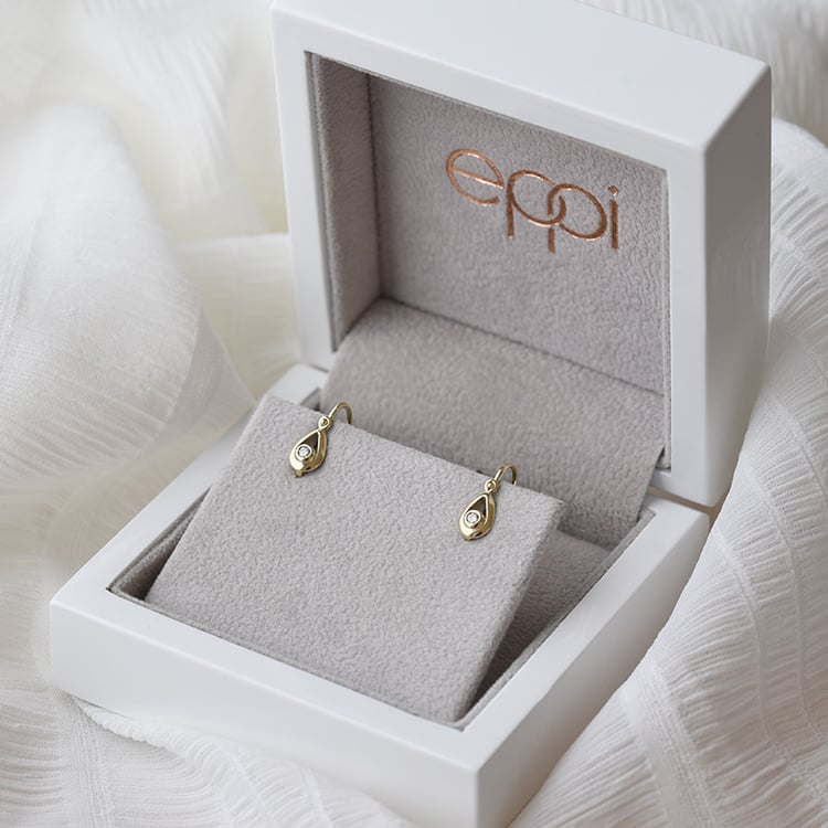 Zlaté náušnice 74255