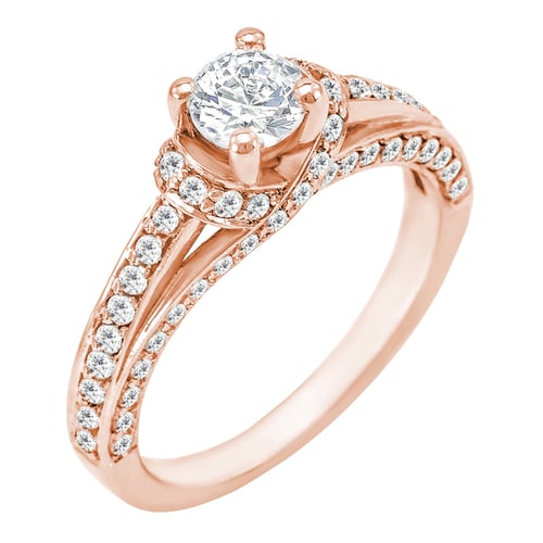 Luxusní zásnubní prsten s diamanty Jiezel