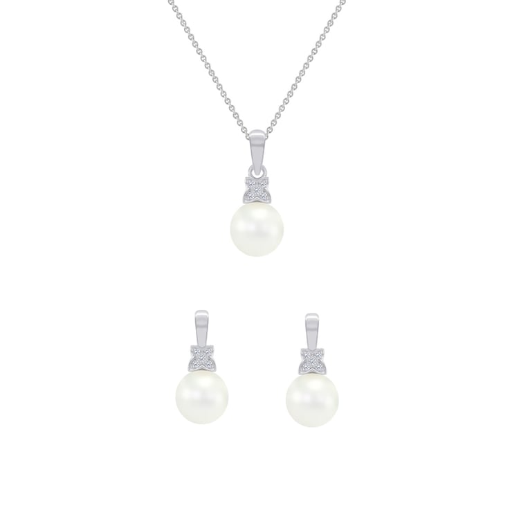 Zlatá perlová kolekce šperků Mauricia