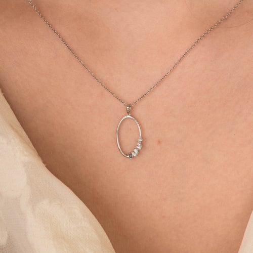 Zlatý přívěsek s diamantem Rosie