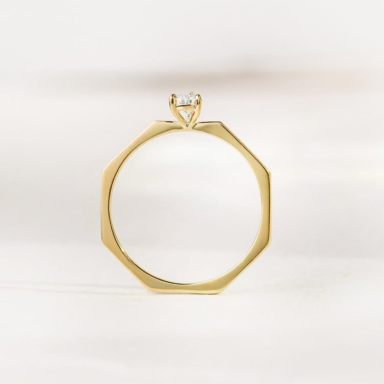 Zlatý prsten s lab-grown diamantem Morgan 162658