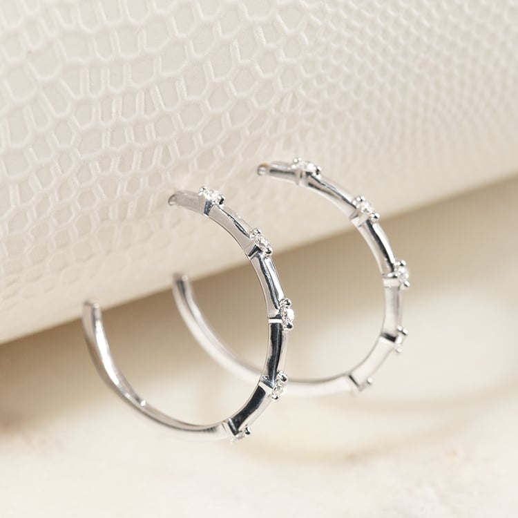 Kruhové náušnice s diamanty Garcia 134239