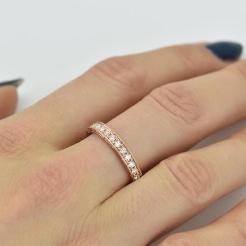 Prsten ze zlata zdobený diamanty Mahima