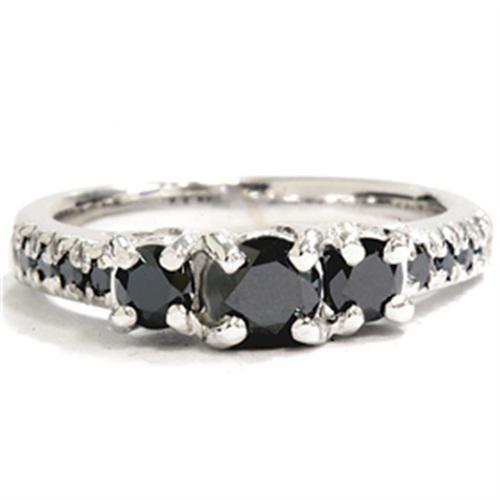 Zásnubní prsten s černými diamanty 1968