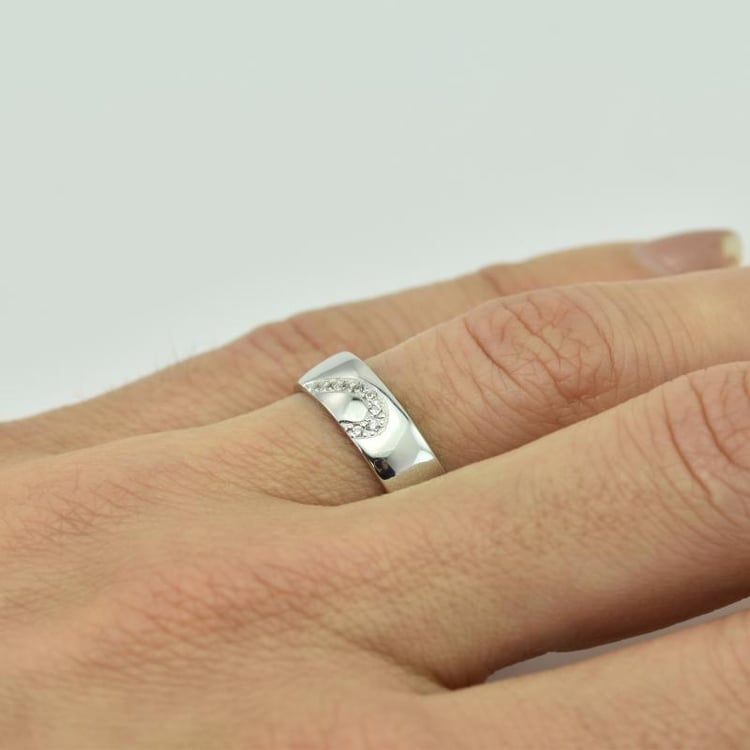 Snubné platinové prsteny 17465