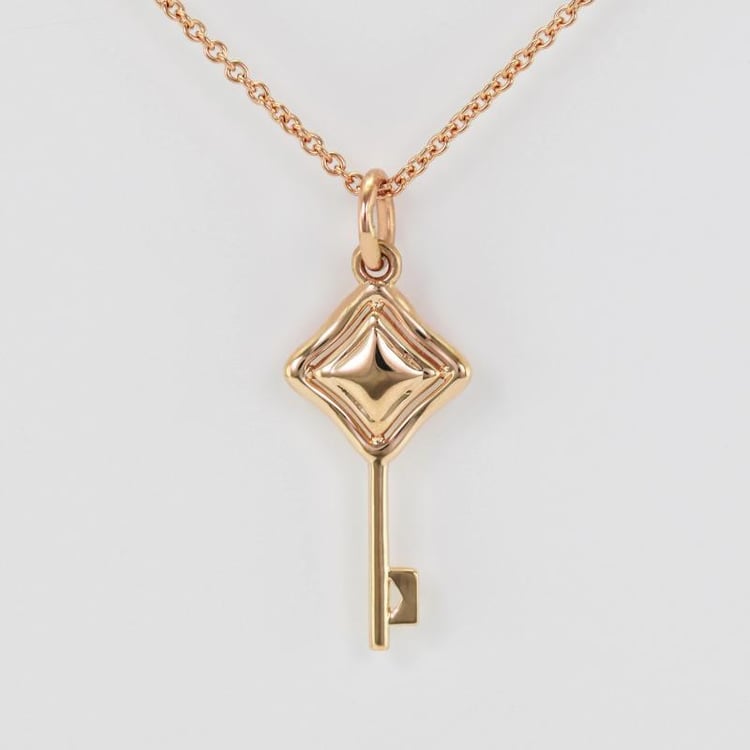 Klíč z růžového zlata 15318