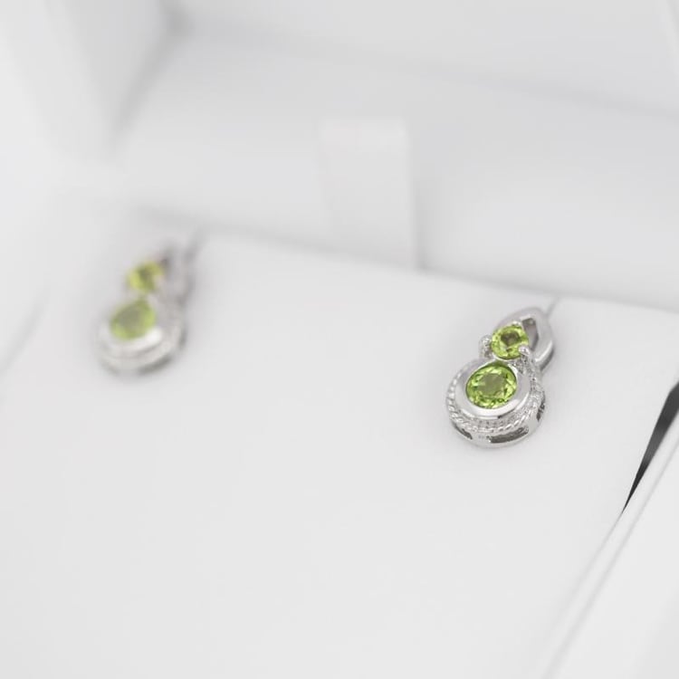 Náušnice ze stříbra 21846