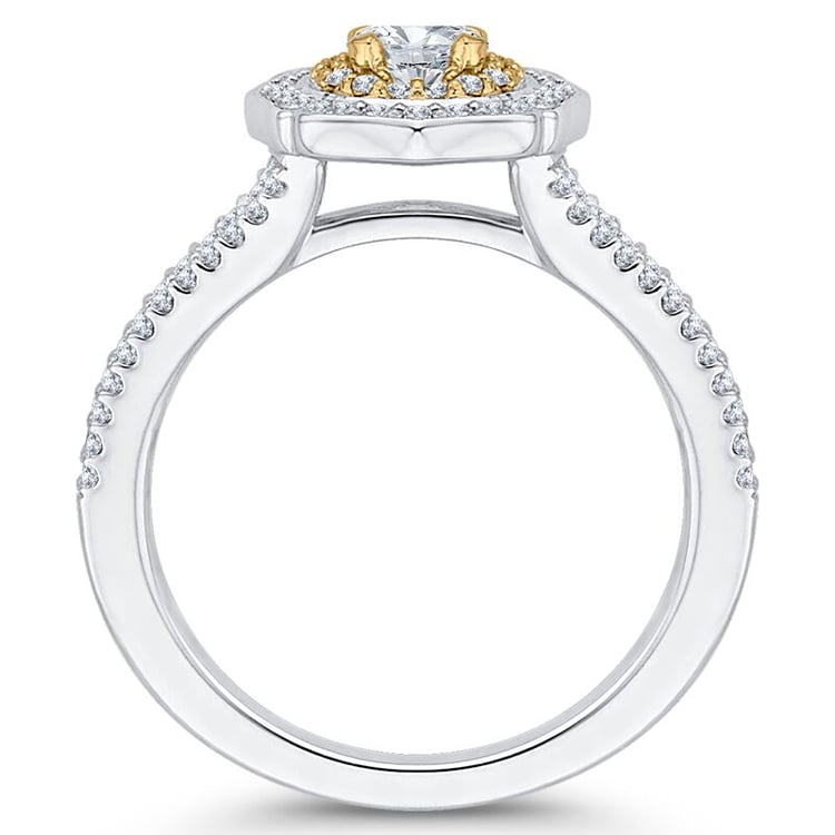 Halo diamantový zásnubní prsten 46414