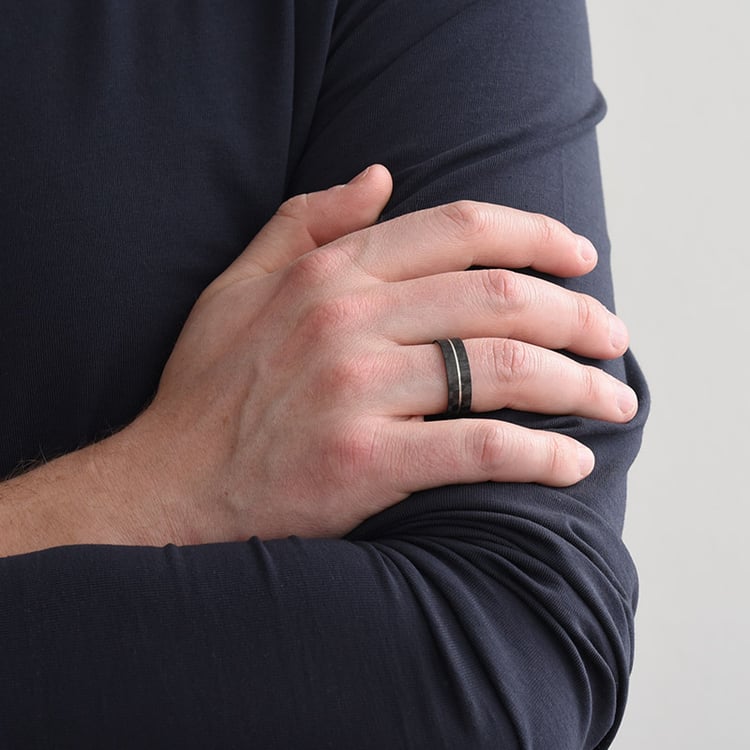 Pánský snubní prsten 79662