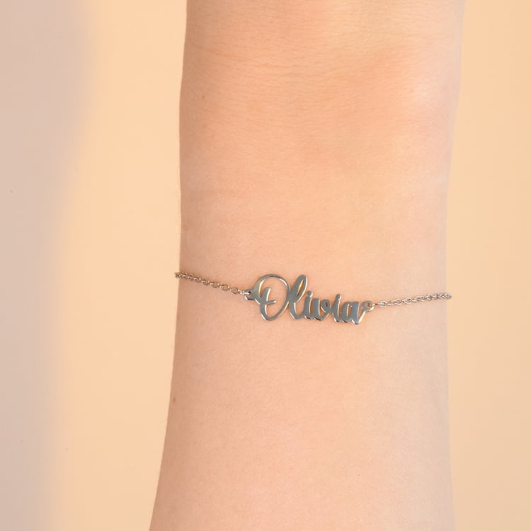 Zlatý náramek se jménem Elissa 100939