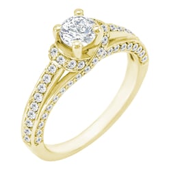 Luxusní zásnubní prsten s diamanty Jiezel