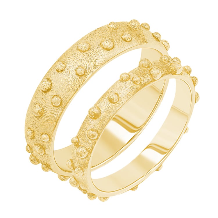 Snubní prsteny s atypickým povrchem Kai 156956