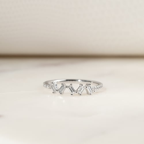 Prsten s baguette lab-grown diamanty Kayleah