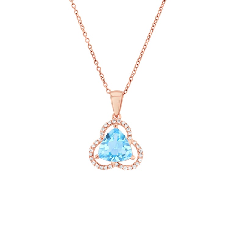 Zlatá topazová souprava šperků s diamanty Danya 115451