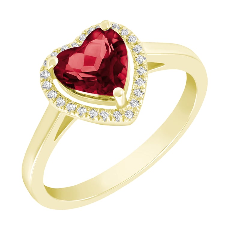 Prsten s granátem 35458