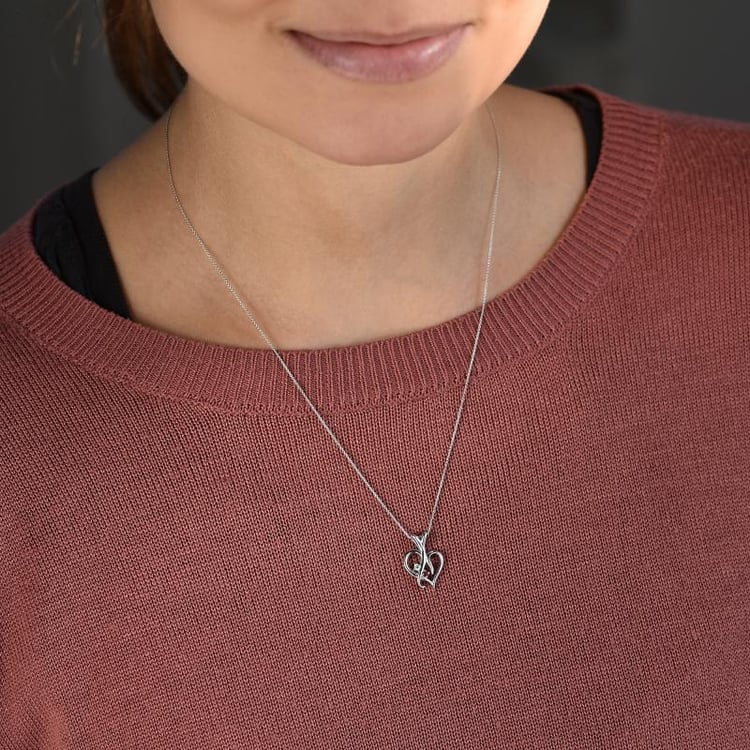 Zlatý srdíčkový přívěsek 15294