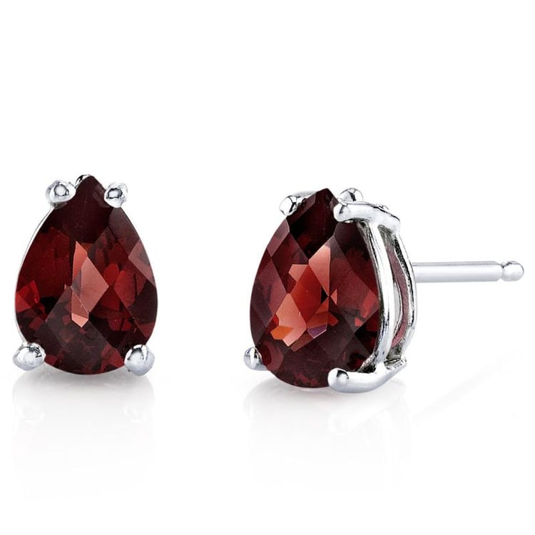 Náušnice z bílého zlata