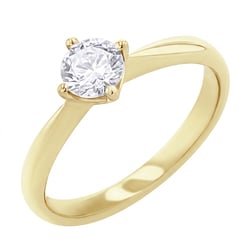 Zásnubní prsten s 0.62ct GIA certifikovaným diamantem Mahiya