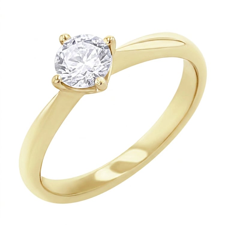 Zásnubní prsten s 0.62ct IGI certifikovaným diamantem Mahiya