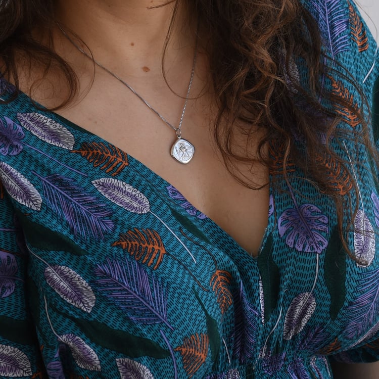 Stříbrný přívěsek sv. Kryštof 64605