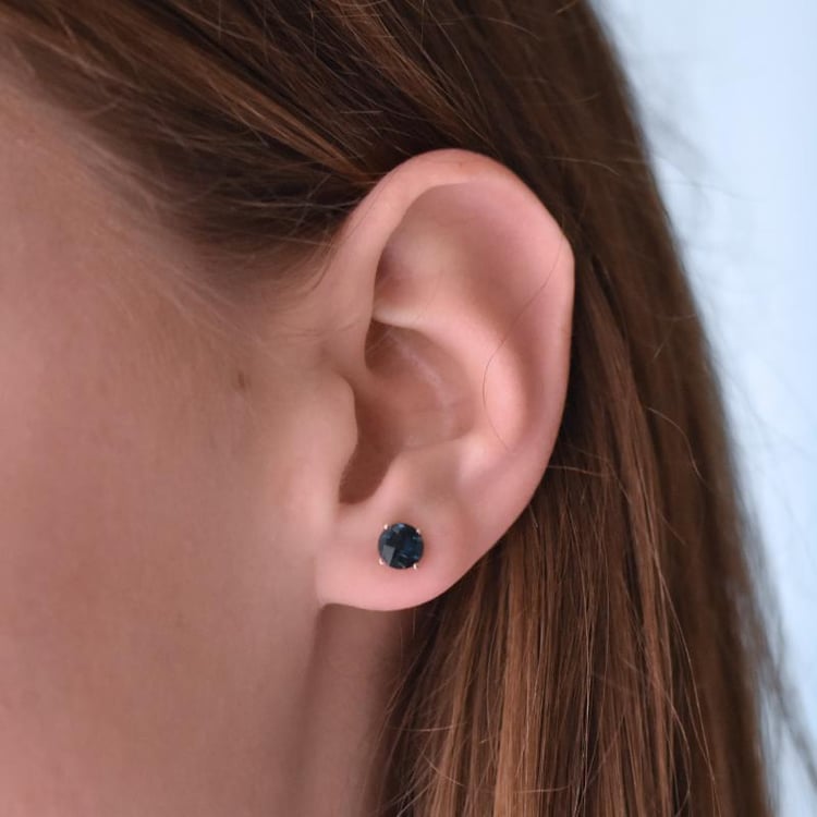 Topazové náušnice pecky 9636