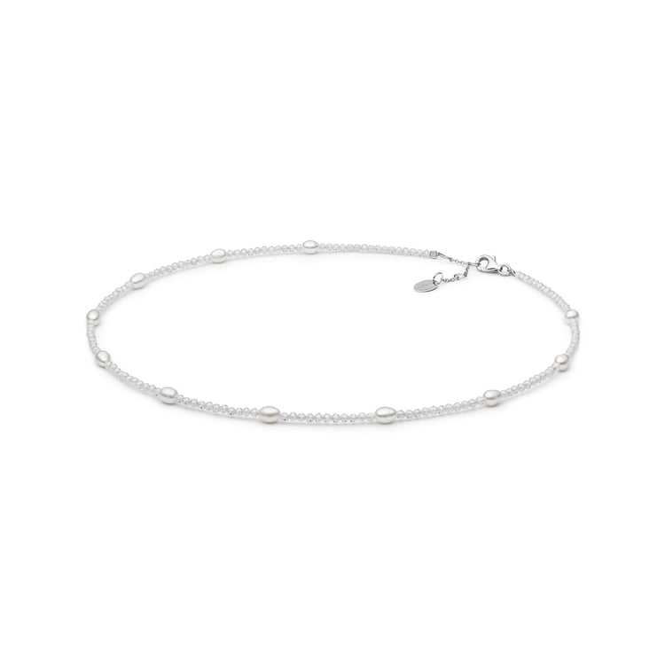 Stříbrný perlový náhrdelník Ilmar