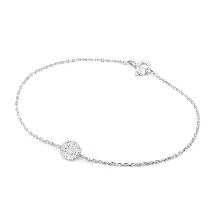 Něžný náramek s IGI certifikovaným lab-grown diamantem Isra