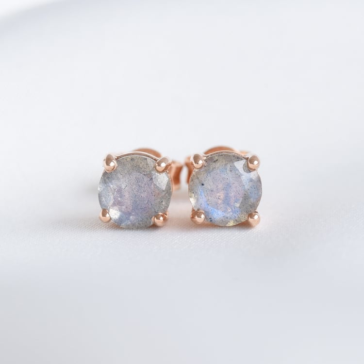 Elegantní náušnice s labradority 79948