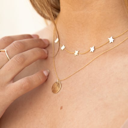 Stříbrná kolekce šperků s hvězdami Malý princ