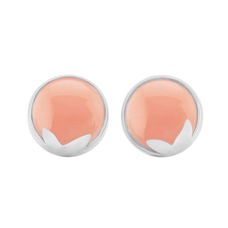 Náušnice ze zlata s korálem 44510