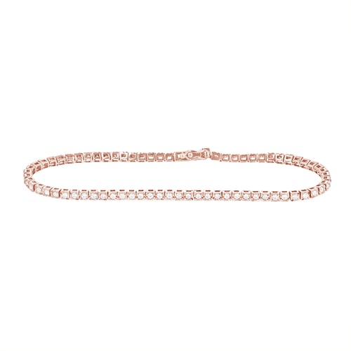 Elegantní stříbrný náramek s diamanty Laurel