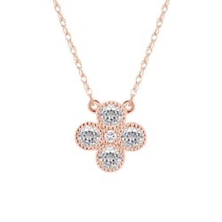 Moissanitový náhrdelník s diamantem Emely