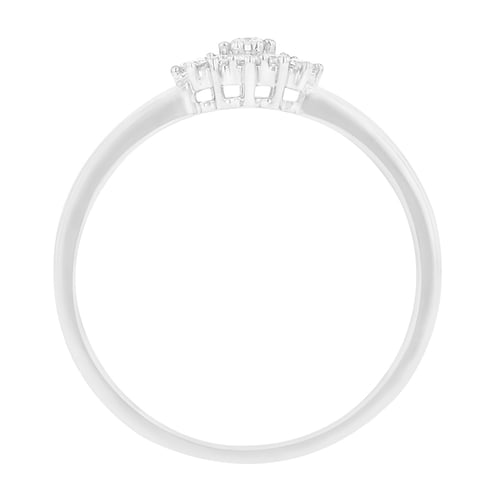 Elegantní diamantový prsten Neelam
