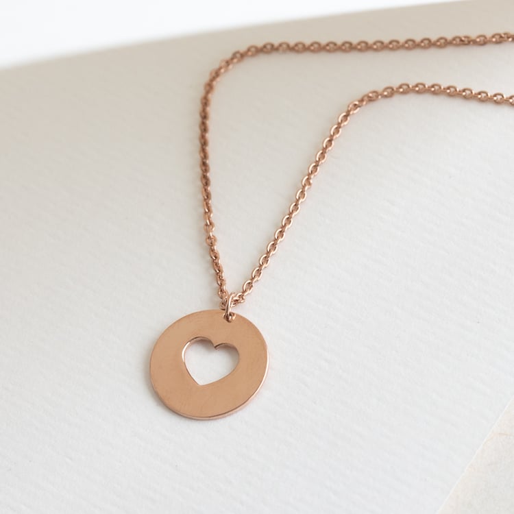 Set náhrdelníků ve tvaru srdce pro dva Elly 124482