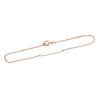 Zlatý minimalistický náramek Bar