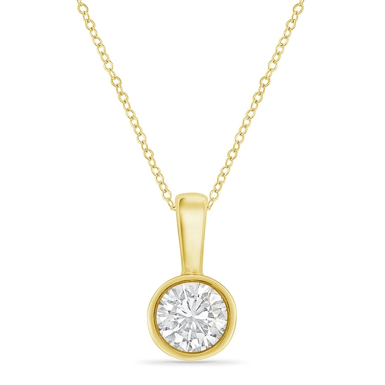 Náhrdelník s diamanty ze zlata 50840