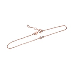 Náramek se třemi lab-grown diamanty Foley